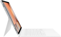 Чехол-клавиатура Samsung Book Cover Keyboard, для  Samsung Galaxy Tab S9+/S9 FE+/S10+, белый [ef-dx825uwrgru]