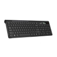 Клавиатура беспроводная мультимедийная Genius SlimStar 7230. 12 мультимедийных клавиш, тонкие клавиши, 2.4ГГц, поддержка приложения Genius Key support.