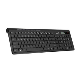 Клавиатура беспроводная мультимедийная Genius SlimStar 7230. 12 мультимедийных клавиш, тонкие клавиши, 2.4ГГц, поддержка приложения Genius Key support.
