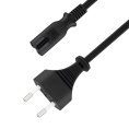 5bites Кабель питания PC305-50A IEC-320-C7 / CEE 7/16 / 220V / 2G*0.50MM / 6A / CCA / 5M