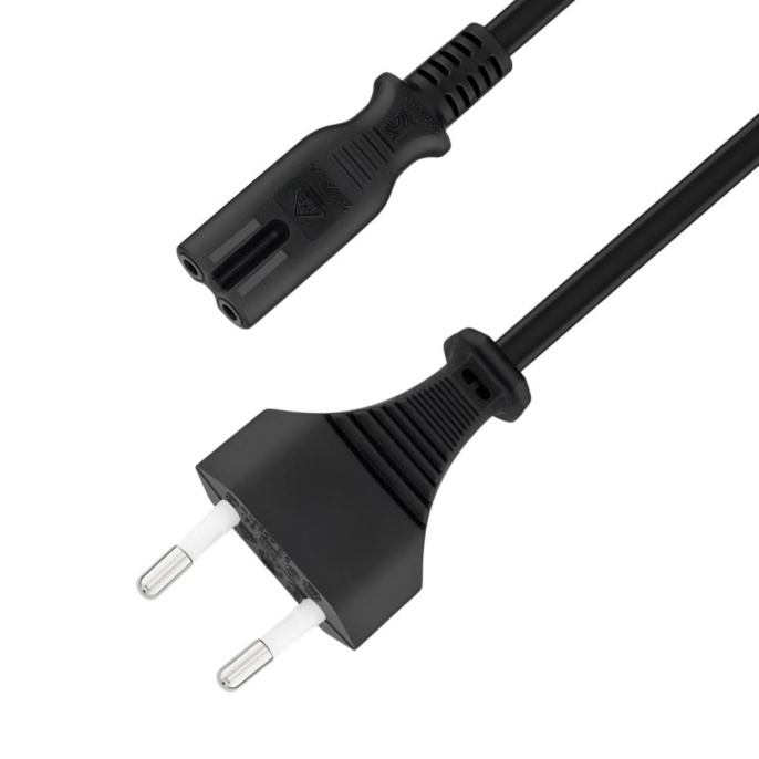 5bites Кабель питания PC305-50A IEC-320-C7 / CEE 7/16 / 220V / 2G*0.50MM / 6A / CCA / 5M