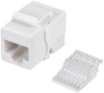 Модуль Cabeus KJ-RJ45-CAT.6-TOOLLESS информ. Keystone RJ45 кат.6 UTP бел.