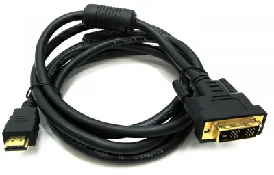Кабель Rexant HDMI to DVI-D Single Link (19M -19M) 2м 2 фильтра 17-6304