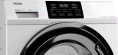 Стиральная машина узкая HAIER HW70-BP12919, с фронтальной загрузкой, 7кг, 1200об/мин, с паром, инверторная