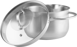 Кастрюля 3.5л Polaris Solid-20C,  нержавеющая сталь, с крышкой [15132]