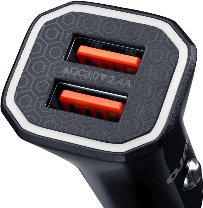 Автомобильное зарядное устройство Buro BUCG1,  2xUSB-A,  15.5Вт, 3.1A, черный [bucg15s200bk]