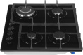 Газовая варочная поверхность Candy CHXG64CWB черный (TD0050738RU)