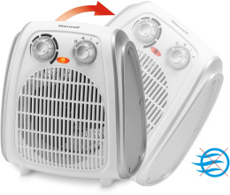 Тепловентилятор ТЭН Maxwell MW-3458,  2000Вт,  с термостатом, 2 режима, белый