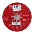 Диск шлифовальный гофрированный FASTER TOOLS 125 мм P60 5807 FT219-32