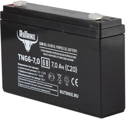 Аккумуляторная батарея RUTRIKE TNG6-7,0 для ИБП,  6В,  7Ач [23981]