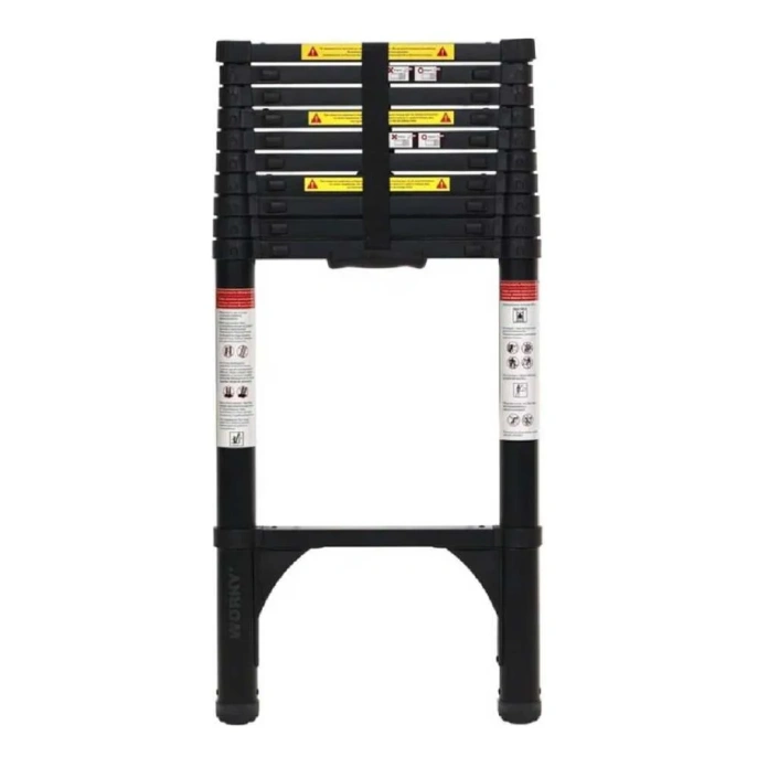 Лестница телескопическая WORKY стальная 2,3м, 6 ступеней ARD259943