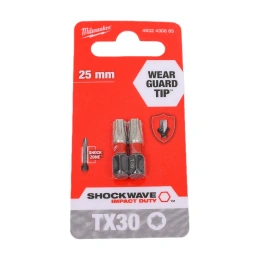 Насадка SHOCKWAVE (2 шт; TX30; 25 мм) Milwaukee 4932430885
