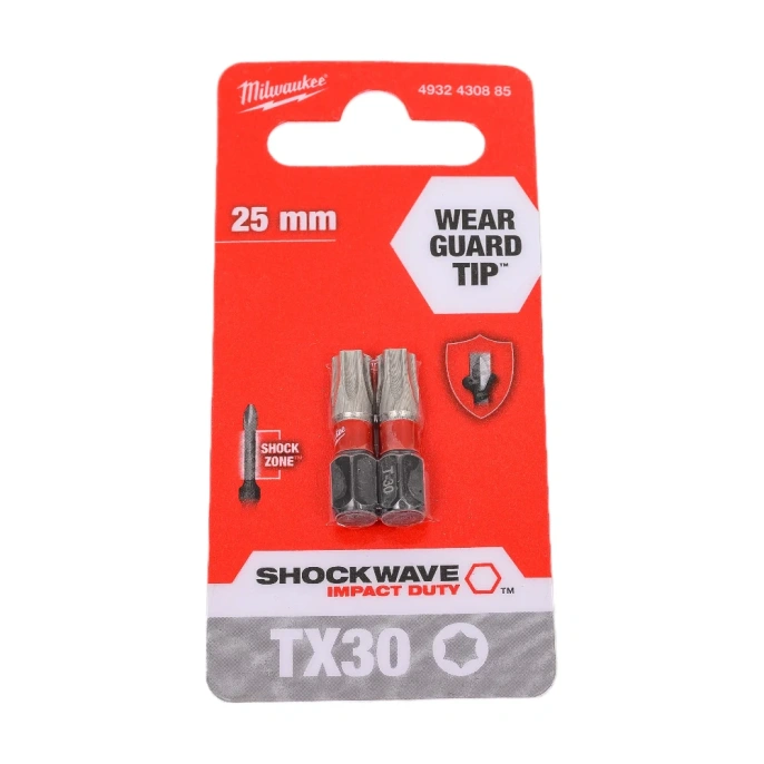 Насадка SHOCKWAVE (2 шт; TX30; 25 мм) Milwaukee 4932430885