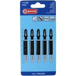 Пилки по металлу T 118 B 5 шт ДИОЛД 90062007