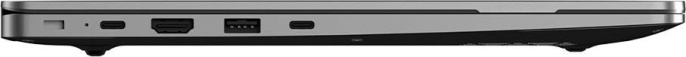Ноутбук Tecno MegaBook T15DA Ryzen 5 7430U 8Gb SSD512Gb AMD Radeon Graphics 15.6" IPS FHD (1920x1080) Windows 11 Home grey WiFi BT Cam 6140mAh (71003300345)