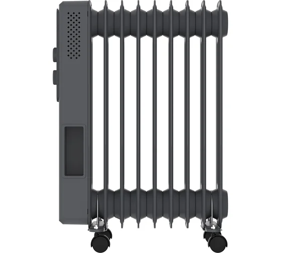 Масляный радиатор Royal Clima Ardea ROR-AR7-1500M, с терморегулятором, 1500Вт, 7 секций, 3 режима, графитовый