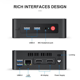 Мини-компьютер BEELINK Pentium М5500U GK mini/J5005/8G/128G/Black