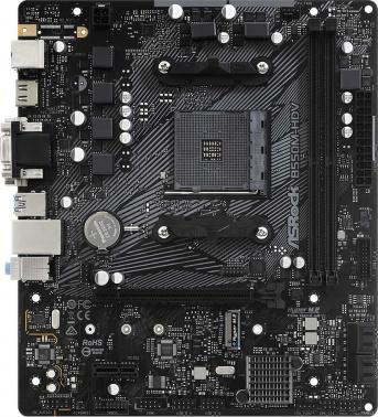 Материнская плата Asrock B550M-HDV Soc-AM4 AMD B550 2xDDR4 mATX AC`97 8ch 7.1 GbLAN RAID+VGA+DVI+HDMI