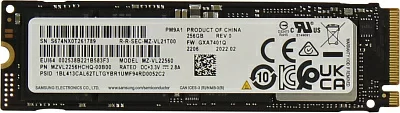 Накопитель SSD 256 Gb M.2 2280 M Samsung PM9A1 MZVL2256HCHQ-00B00 (OEM)