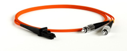 Оптический патч-корд duplex MTRJ-FC 62,5/125 MM Hyperline FC-D2-62-FC/PR-MTRJM/PR-H-1M-LSZH-OR 1 метр оранжевый