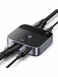 Переключатель UGREEN AW503 (55452) USB-C+HDMI Switch 2 In 1 Out Up to 4K@60Hz. Цвет: черный