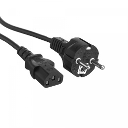 Кабель питания ExeGate Power PC-1.5P-Schuko- C13/3x0.75Cu Евровилка EU/Тип F Schuko - IEC 320 C13, VDE-250V-3*0.75mm2, медь, черный, 10A, 1.5м EP280643RUS