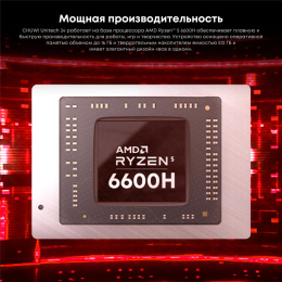 Моноблок Chuwi Unitech 24 23.8" Full HD Ryzen 5 6600H 3.3 16Gb SSD512Gb 660M Windows 11 Pro GbitEth WiFi BT 48W клавиатура мышь Cam белый 1920x1080 (23437282)