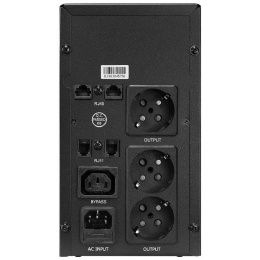 CROWN ИБП CMU-SP800EURO LCD {800VA\450W, корпус металл, 1x12V/9AH, розетки 3*EURO+1*IEC С13, AVR, 1*порт RJ-11, 1*порт RJ-45} [CM000001493]