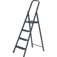 Компактная, стальная стремянка СИБРТЕХ 4 ступени 97944