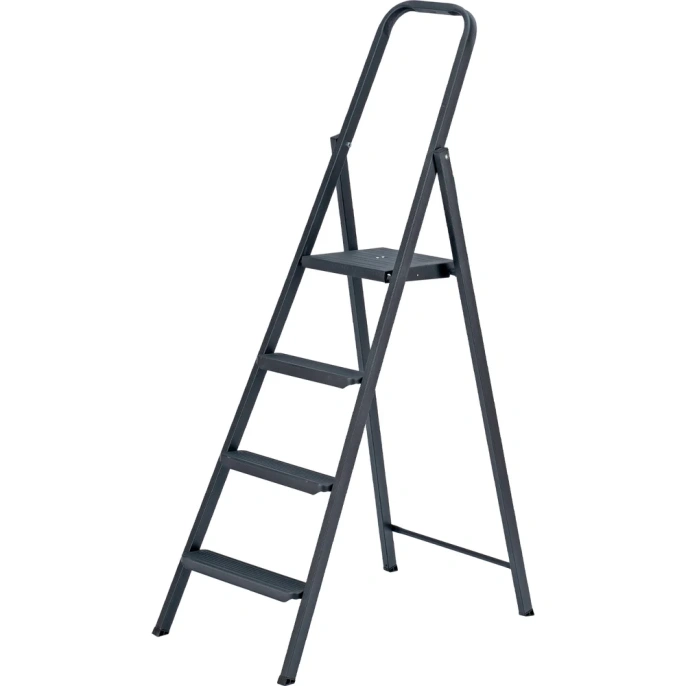 Компактная, стальная стремянка СИБРТЕХ 4 ступени 97944