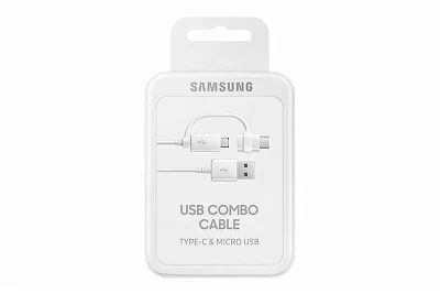 Кабель Samsung EP-DG930DWEGRU USB (m)-micro USB (m) 1.5м белый