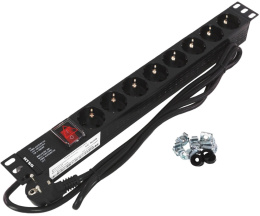 Блок распределения питания NTSS NTSS-PDU-DA2032,  горизонт.размещ.,  Х8,  Тип вход. тока 16A,  1.8м