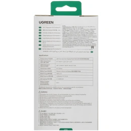 Внешний аккумулятор UGREEN PB312 95424B 20W Two-way USB-A&USB-C Fast Charging 20000mAh Power Bank CCC. Цвет: черный