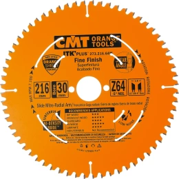 Диск пильный по ламинату (216x30x1.8/1.2 мм; Z64) CMT 273.216.64M