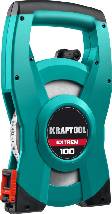 Мерная лента геодезическая Kraftool 34185-100,  100м x13мм