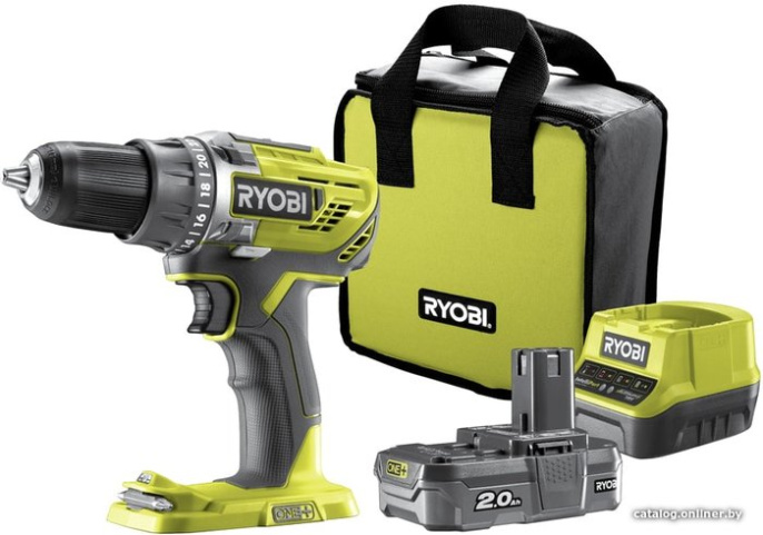 Компактная дрель-шуруповерт Ryobi ONE+ R18DD3-120S 5133003347