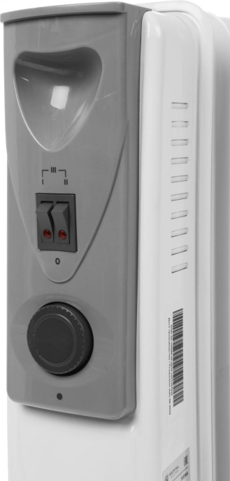 Масляный радиатор Royal Clima Siena ROR-S5-1000M, с терморегулятором, 1000Вт, 5 секций, 3 режима, белый