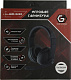 Gembird MHS-G220, код "Printbar", черный, soft touch,регулировка громкости, каб 2м