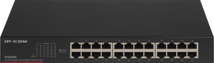 Коммутатор IP-COM G1024D, неуправляемый