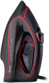 Утюг DOMFY DSC-EI606,  с паровым ударом,  2600Вт,  с автоотключением,  черный и красный