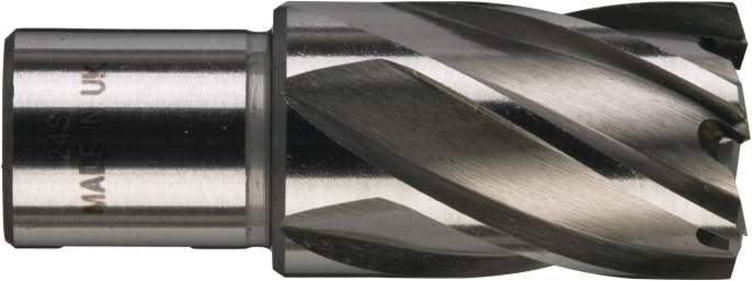 Фреза Milwaukee HSS D24х30мм 4932343280 кольцевая, с хвостовиком Weldon 19мм, на 30% больше производительности