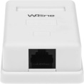 Розетка WRline WR-WS-8P8C-C5E-1 комп.RJ45 1 кат.5E UTP бел. упак.:1шт