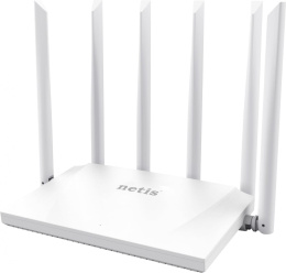 Wi-Fi роутер Netis NC63,  Wi-Fi 5,  AC1200,  2.4/5ГГц, 3 LAN,  белый