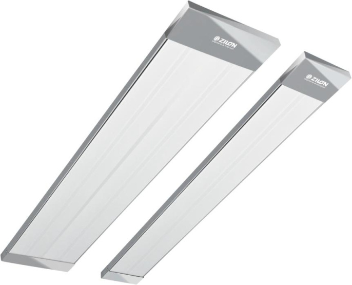 Обогреватель инфракрасный Zilon Гелиос IR-1.4SN4 1300Вт серебристый