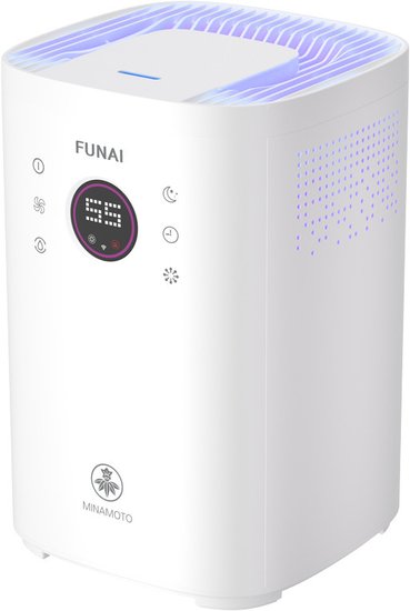 Увлажнитель воздуха ультразвуковой Funai USH-MNE450/4.0 WT , 4л, белый