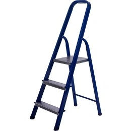 Стремянка STAIRS стальная с алюминиевыми ступенями ЛАЙТ 03 ступени CST03