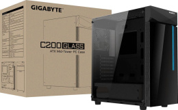 Корпус ATX GIGABYTE C200 GB-C200G, Midi-Tower, без БП,  черный [28300-gc20g-1ckr]