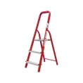 Стремянка Новая Высота сталь/алюминий 3 ступени, красная 1130103-033