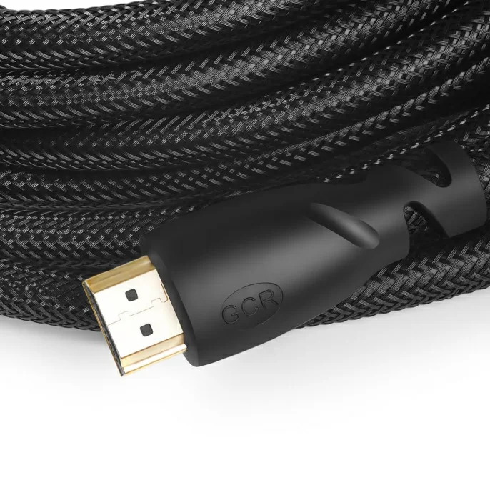 Greenconnect Кабель 3.0m HDMI версия 2.0, HDR 4:2:2, Ultra HD, 4K 60 fps 60Hz/5K*30Hz, 3D, AUDIO, 18.0 Гбит/с, 28/28 AWG, OD7.3mm, тройной экран, черный нейлон, GCR-HM811-3.0m