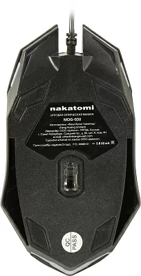 Манипулятор Nakatomi Gaming Optical Mouse MOG-03U (RTL) USB 4btn+Roll